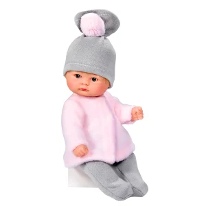 BOMBONCÍN CONJUNTO PANTALÓN GRIS Y ROSA