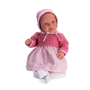 LEO VESTIDO FLORES ROSA PECHERA FUCSIA