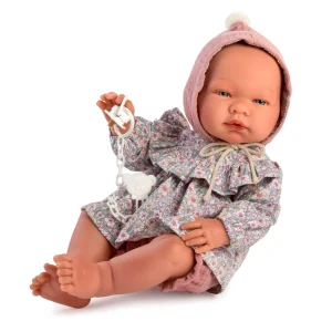 MARÍA CONJUNTO CAMISA VOLANTE FLORES POLOLO MAQUILLAJE