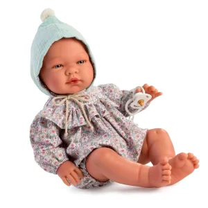 PABLO PELELE VOLANTE FLORES GORRO VERDE MINT