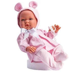 MARÍA CORAZONES ROSAS GORRO OREJAS