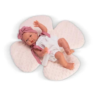 MARÍA CONJUNTO PELELE PLUMETI Y COJÍN FLOR