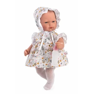 OLI VESTIDO FLORES GRISES Y ROSAS