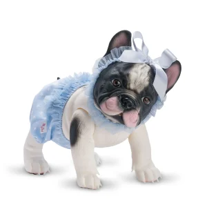 LILY LA BULLDOG BRAGUITA AZUL Y BLANCA TULL CTE