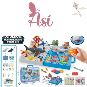 ROMPECABEZAS ANIMALES MARINOS 3D