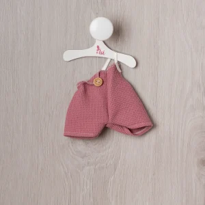 VESTIDO DANIELA PETO ROSA CON BOTÓN