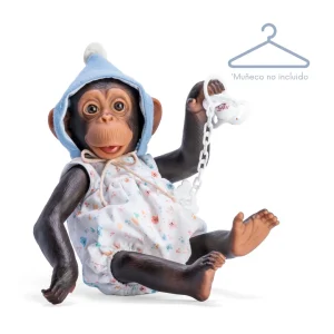 PELELE NILO EL CHIMPANCÉ GORRO GNOMO AZUL