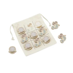 TRES EN RAYA SIRENAS EN MADERA