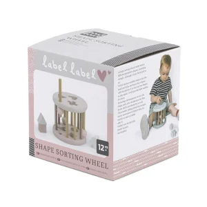 RUEDA MADERA FORMAS ROSA