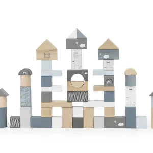 BLOQUES DE MADERA APILABLES AZUL