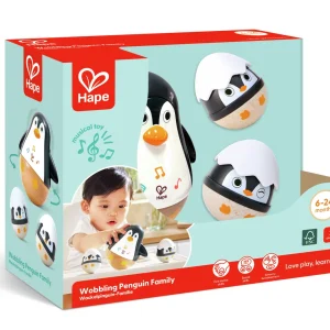 FAMILIA PINGÜINOS TAMBALEÁNDOSE HAPE