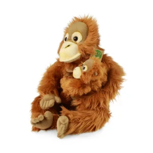 ORANGUTÁN 28CM CON CRÍA ECO FRIENDLY