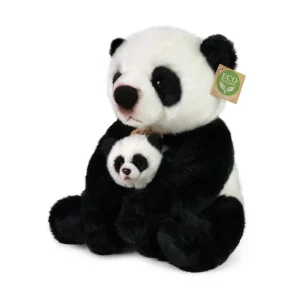 PANDA CON CRÍA 27CM ECO FRIENDLY