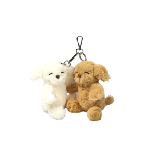 LLAVERO PERRITO ABRAZADOS 11CM