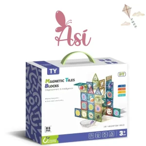 CONSTRUCCIÓN MAGNÉTICA 86 PIEZAS