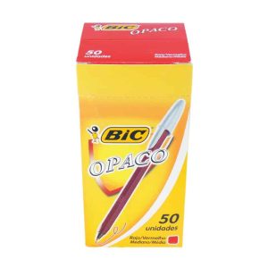 BOLIGRAFO BIC ROJO OPACO X 50 UNI