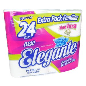 a – ELEGANTE PAP HIG 24X30M C/ALOE VERA(919)