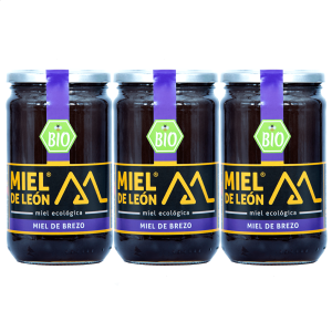 MIEL DE BREZO ECOLÓGICA x 3 tarros de 800 gr