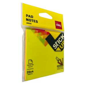 TACO MEDORO ADH 76X76 MM X  4 COLORES X  100 HOJAS